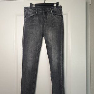 Kut from Kloth High Rise Toothpick Skinny | Sz 8 | Gray/Faded Black | Grunge